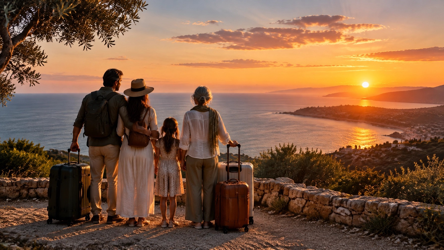 Flexible bookings and a relaxed travel plan spread on a table